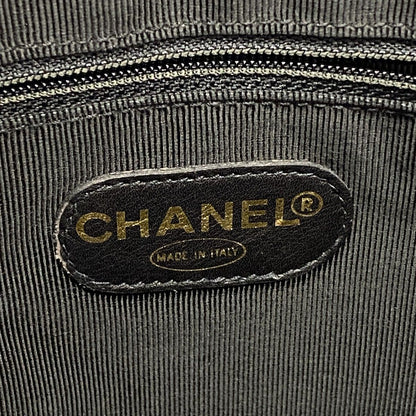 Chanel Shoulder Bag Triple Coco Caviar Leather Black Gold — view 5