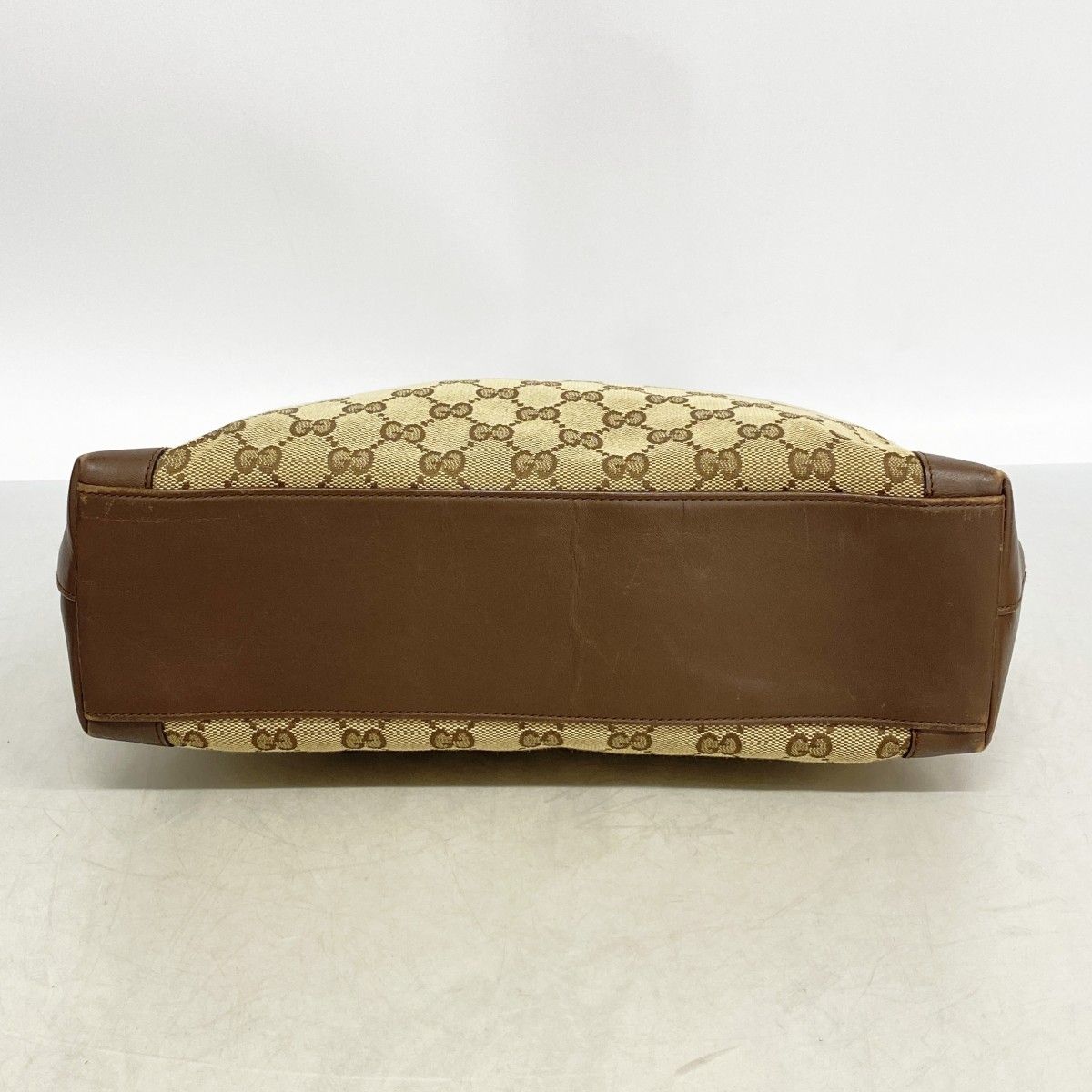 Gucci Tote GG Canvas 002 Brown Gold — view 3