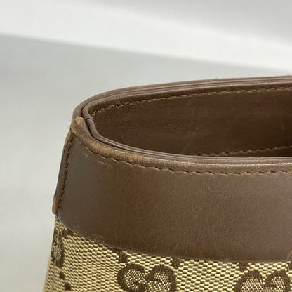 Gucci Tote GG Canvas 002 Brown Gold — view 7