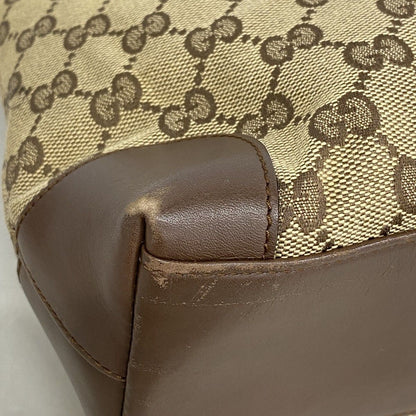 Gucci Tote GG Canvas 002 Brown Gold — view 6
