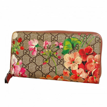 Gucci Wallet GG Blue Pink Brown Silver
