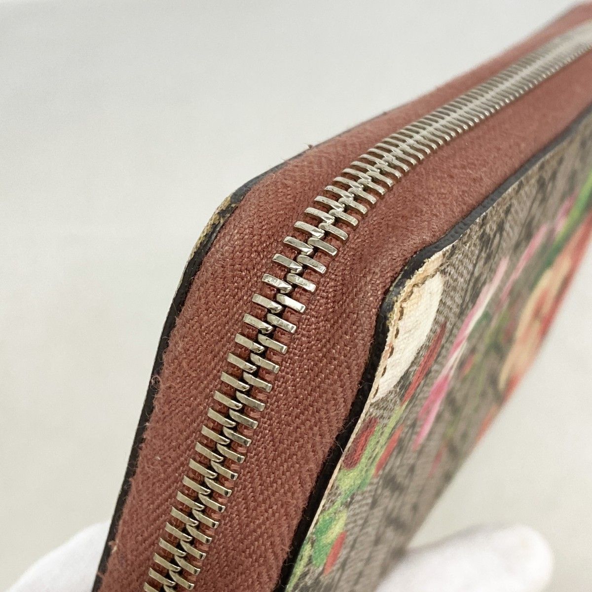 Gucci Wallet GG Blue Pink Brown Silver — view 5