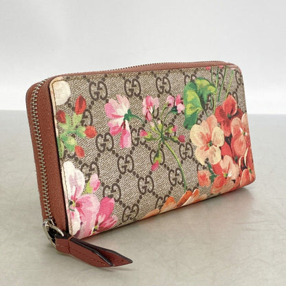 Gucci Wallet GG Blue Pink Brown Silver — view 2