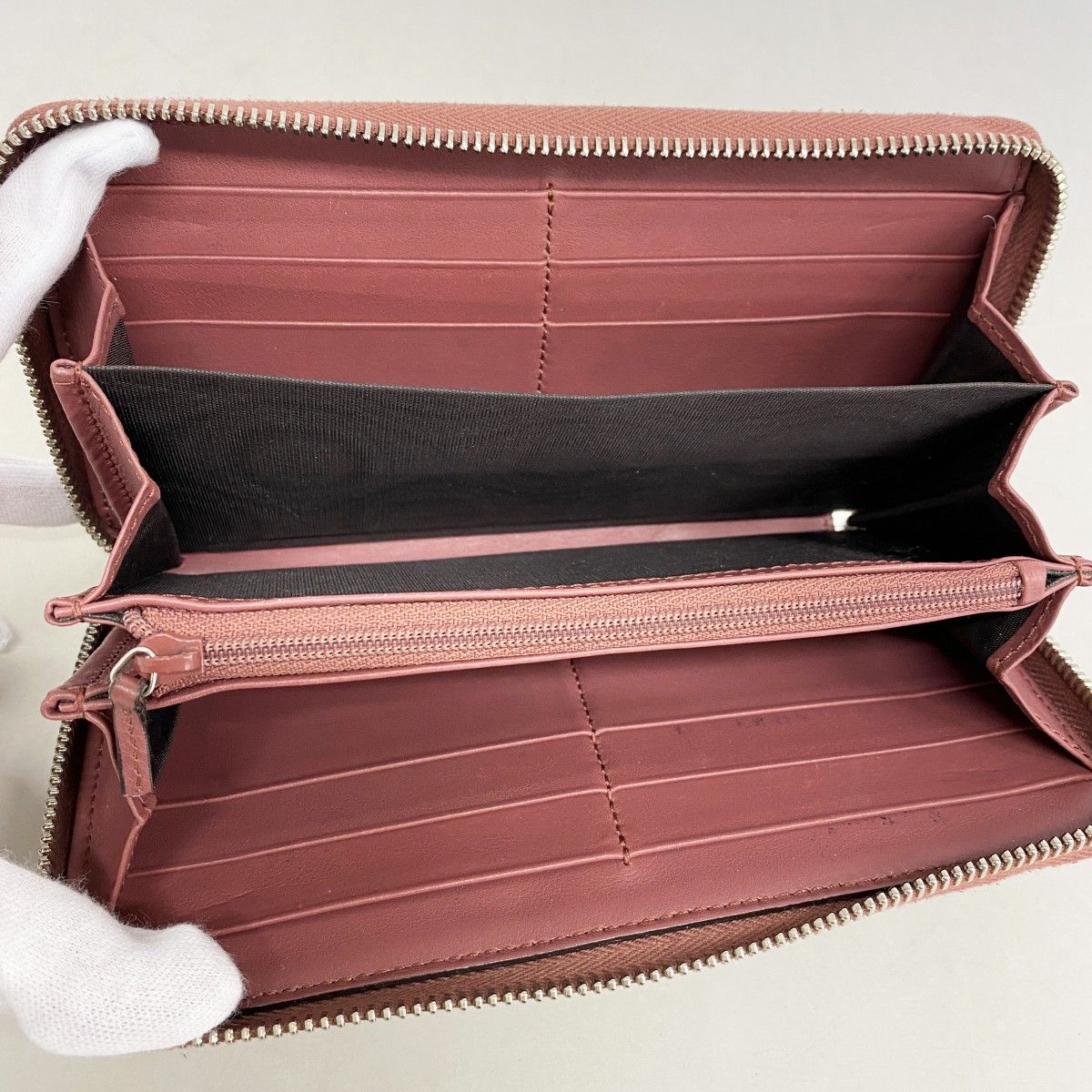 Gucci Wallet GG Blue Pink Brown Silver — view 3