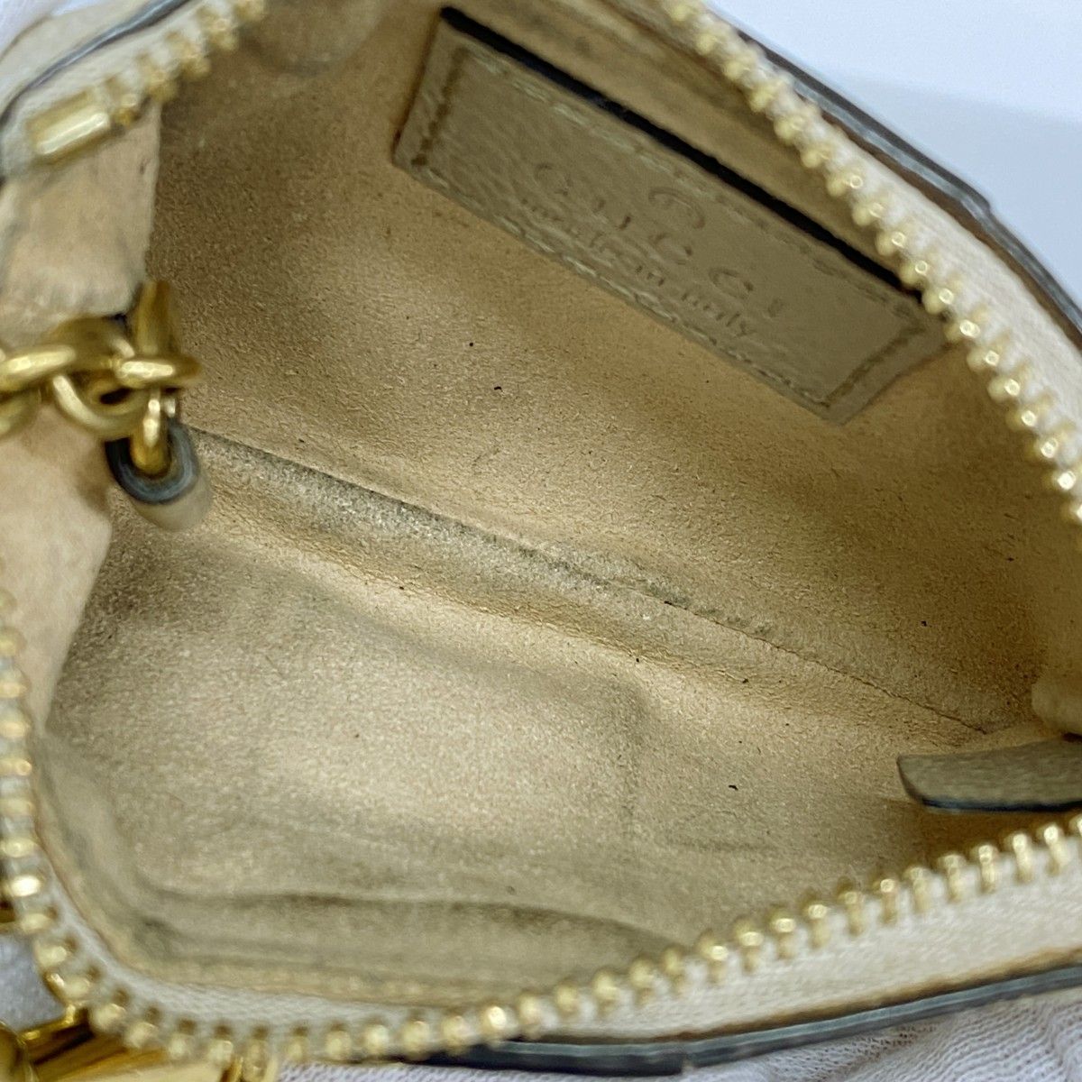 Gucci Coin Case di Beige Gold — view 3