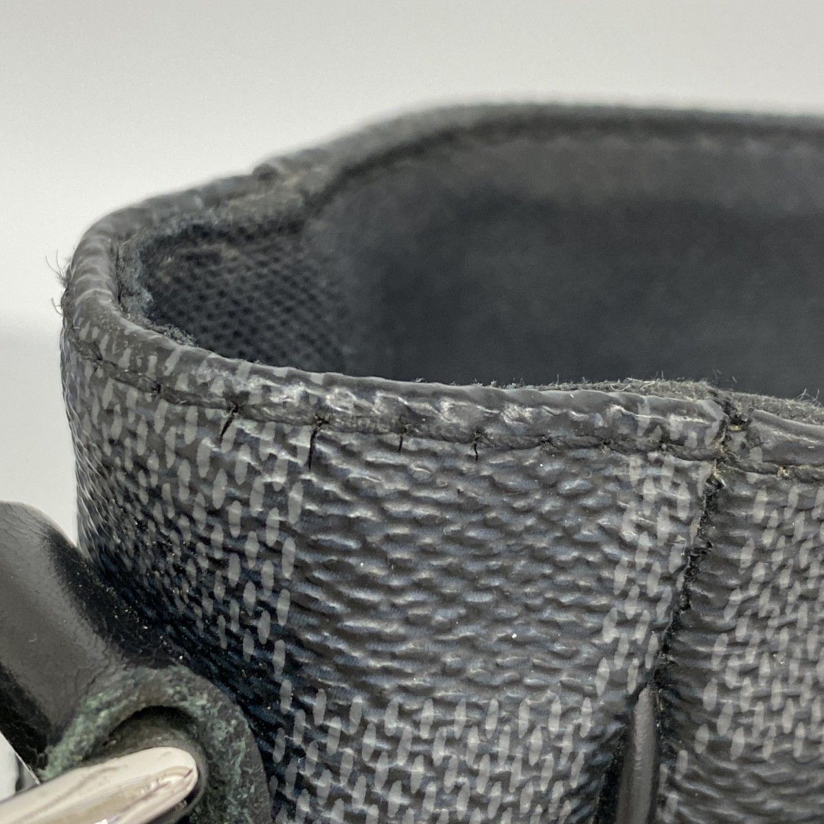 Louis Vuitton Shoulder Bag Damier Graphite MM Black — view 8
