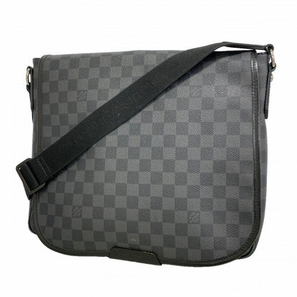 Louis Vuitton Shoulder Bag Damier Graphite MM Black