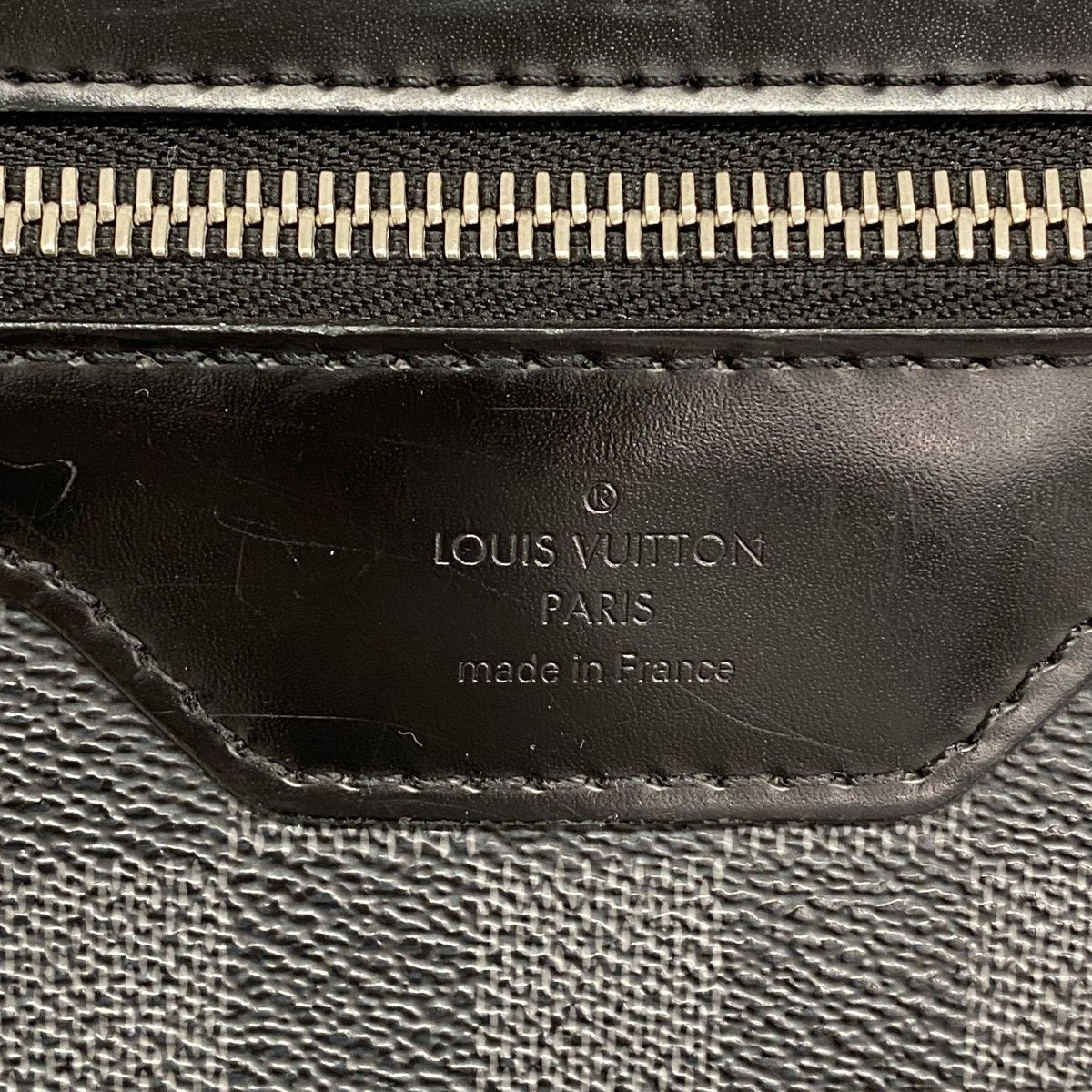 Louis Vuitton Shoulder Bag Damier Graphite MM Black — view 5