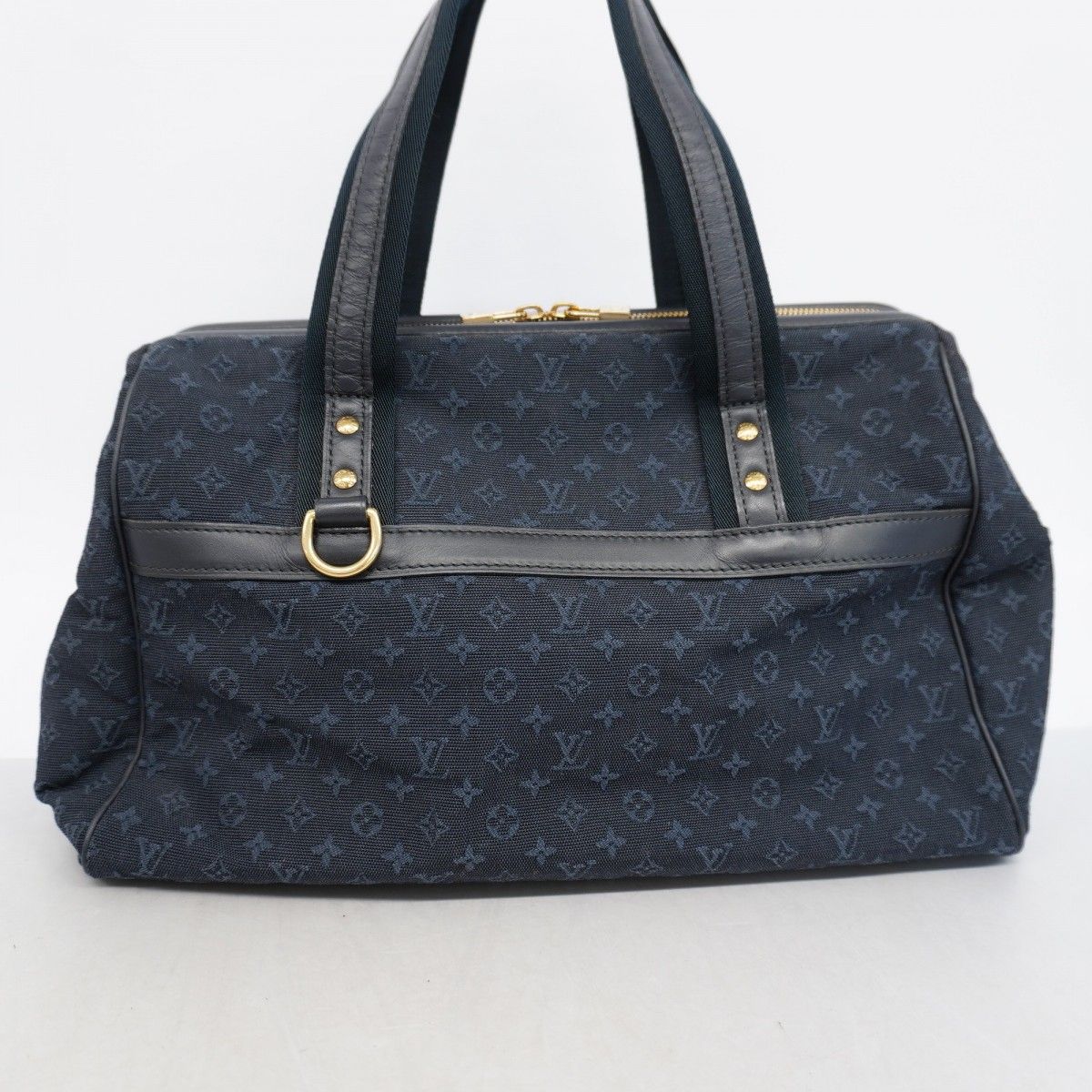 Louis Vuitton Handbag Monogram Mini Josephine GM Blue — view 8