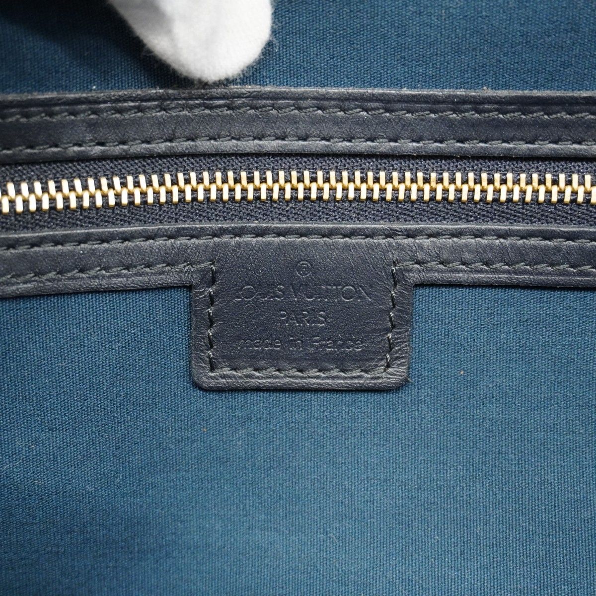 Louis Vuitton Handbag Monogram Mini Josephine GM Blue — view 5