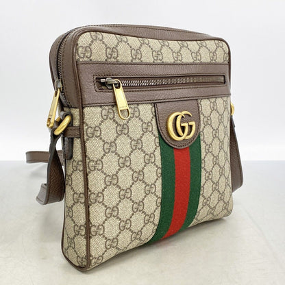Gucci Shoulder Bag Ophidia Brown Gold — view 2