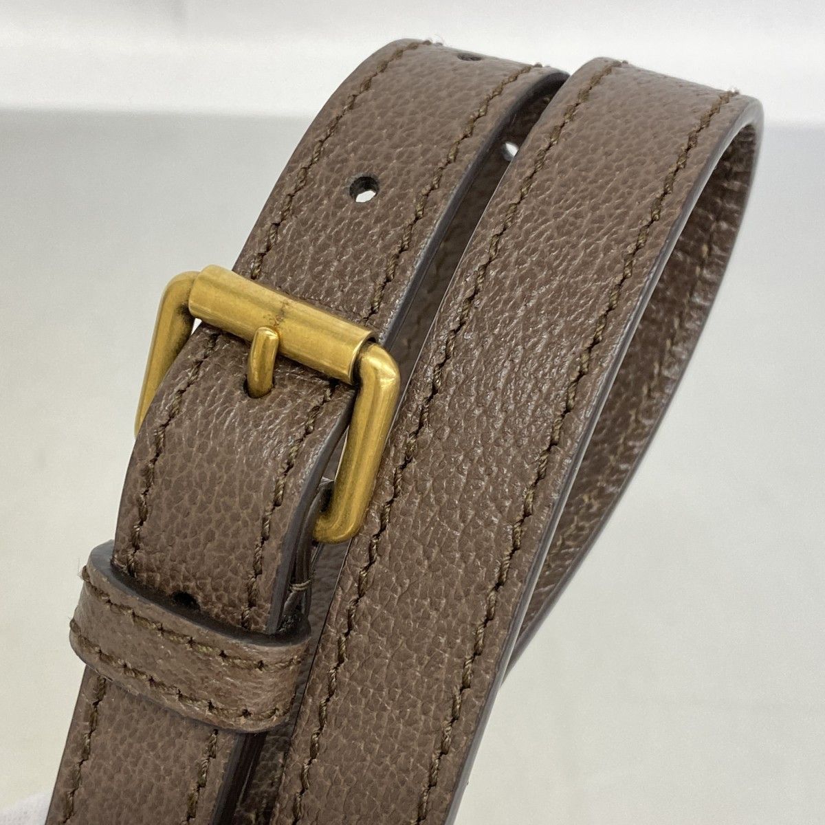 Gucci Shoulder Bag Ophidia Brown Gold — view 8