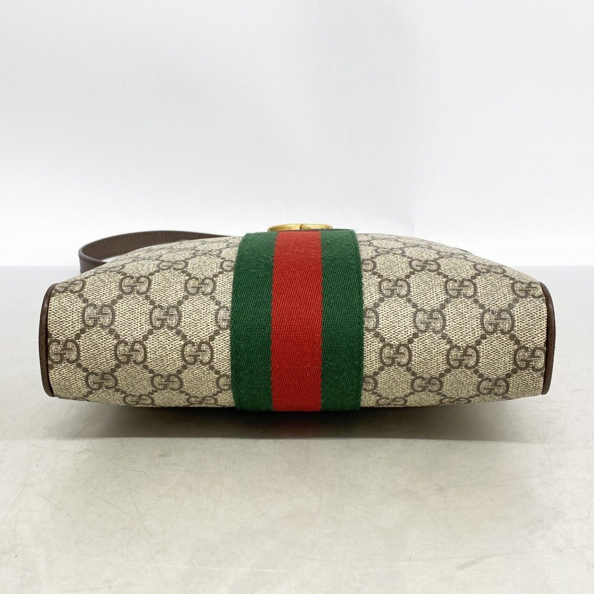 Gucci Shoulder Bag Ophidia Brown Gold — view 3