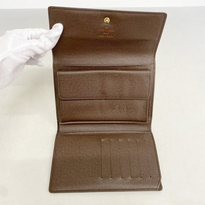 Louis Vuitton Tri Foldwallet Damier Porto Ebenuladies Wallet — view 3