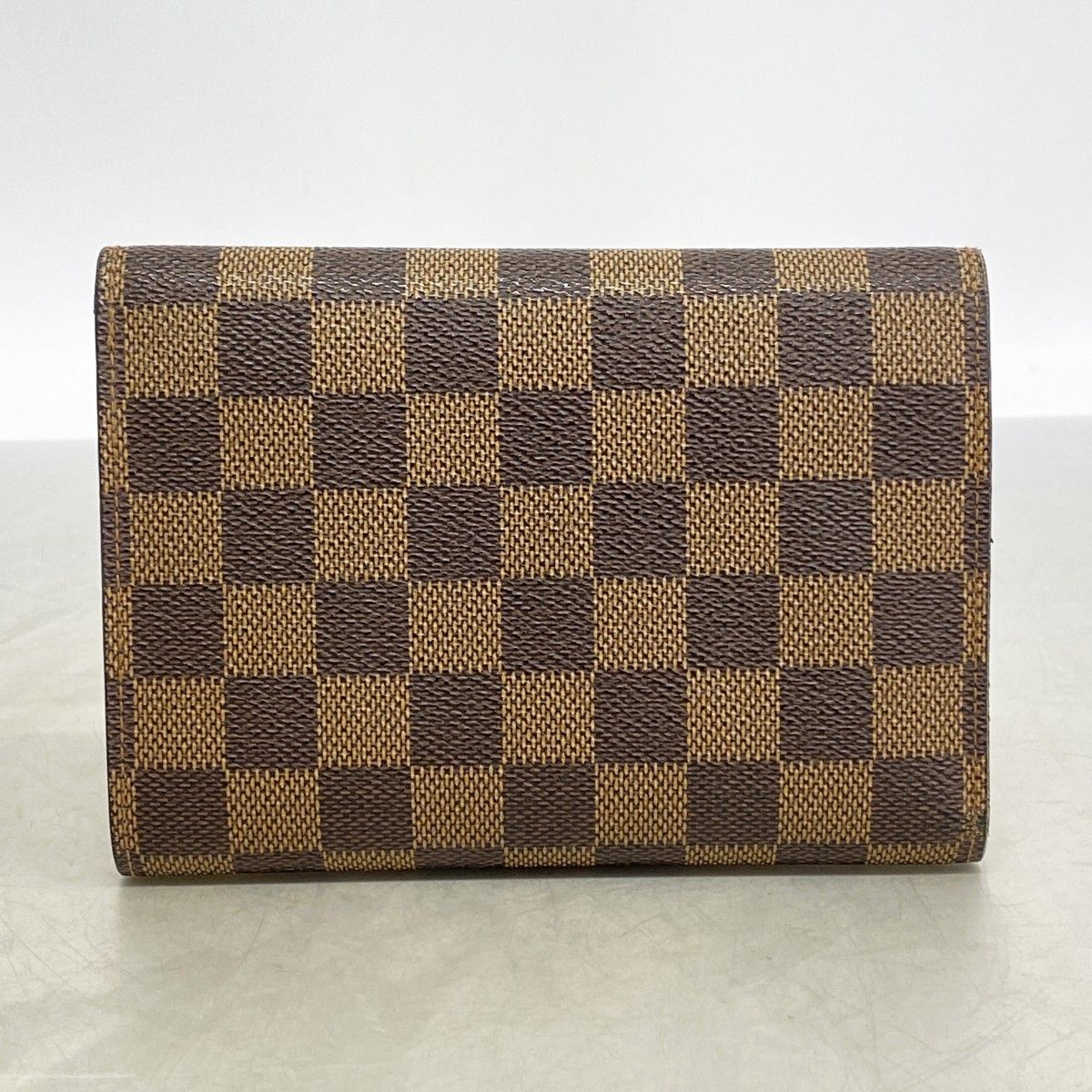 Louis Vuitton Tri Foldwallet Damier Porto Ebenuladies Wallet — view 7