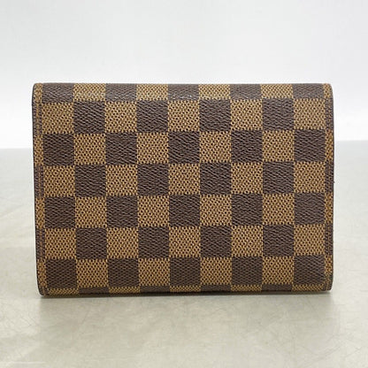 Louis Vuitton Tri Foldwallet Damier Porto Ebenuladies Wallet — view 7