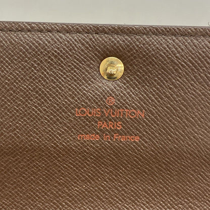 Louis Vuitton Tri Foldwallet Damier Porto Ebenuladies Wallet — view 4