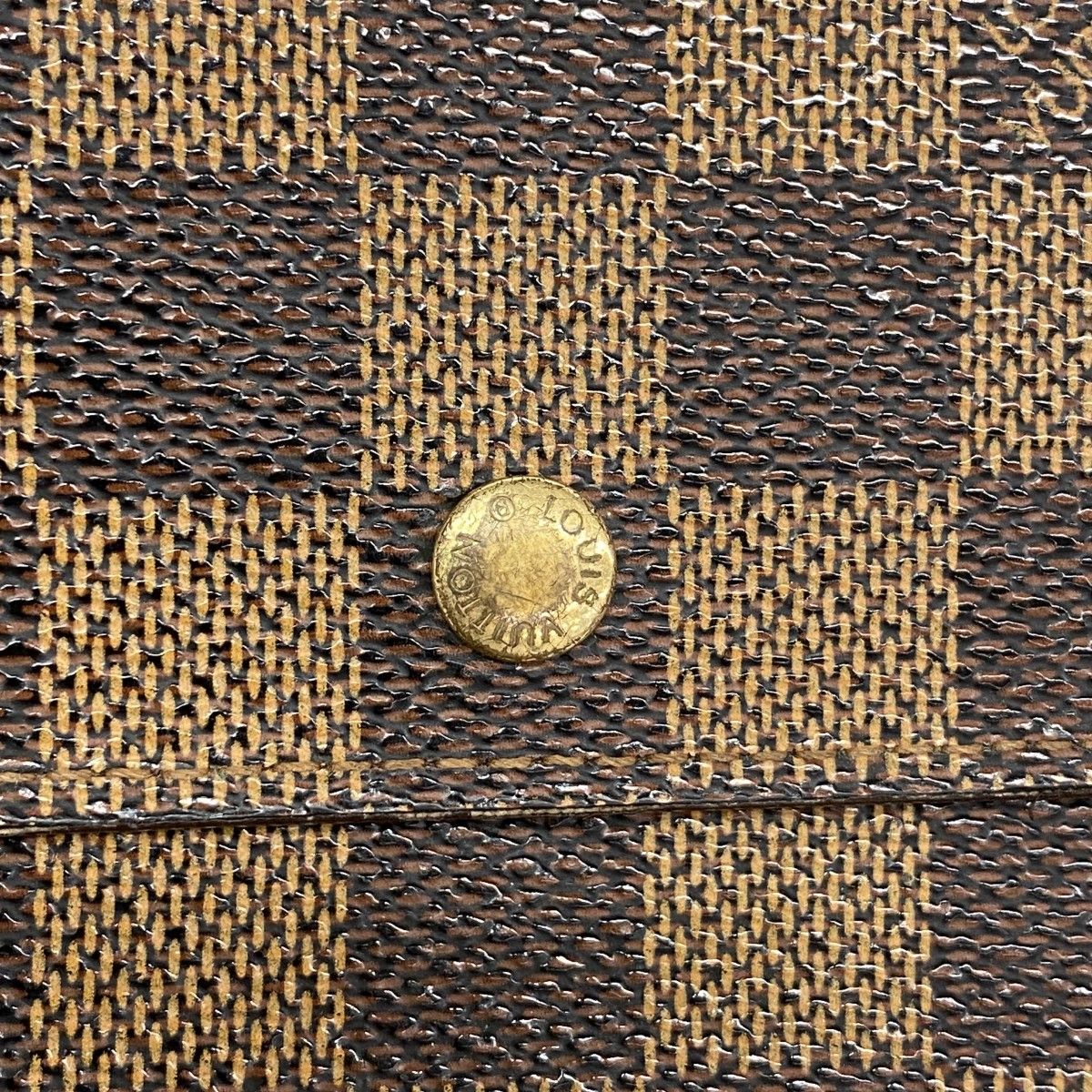 Louis Vuitton Tri Foldwallet Damier Porto Ebenuladies Wallet — view 6