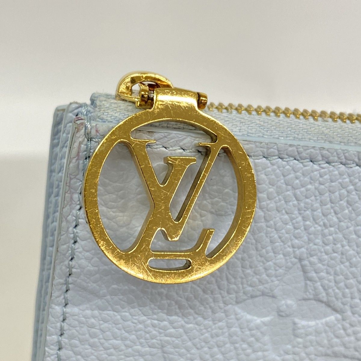 Louis Vuitton Wallet Monogram Empreinte Portefeuille Lisa Blue Olympe — view 7