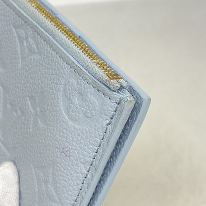 Louis Vuitton Wallet Monogram Empreinte Portefeuille Lisa Blue Olympe — view 6