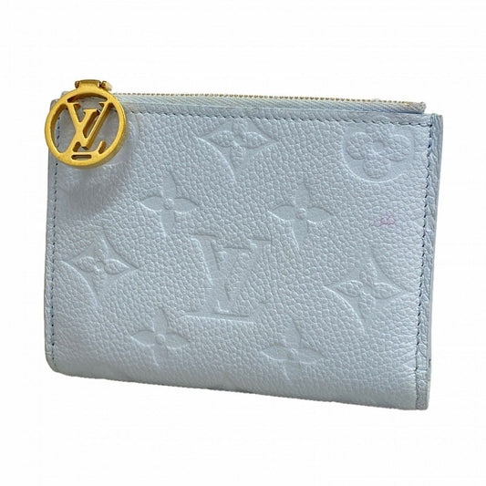 Louis Vuitton Wallet Monogram Empreinte Portefeuille Lisa Blue Olympe