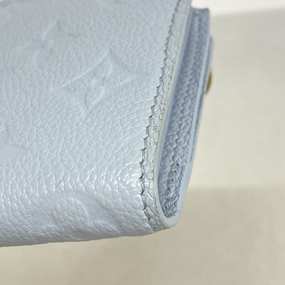 Louis Vuitton Wallet Monogram Empreinte Portefeuille Lisa Blue Olympe — view 5