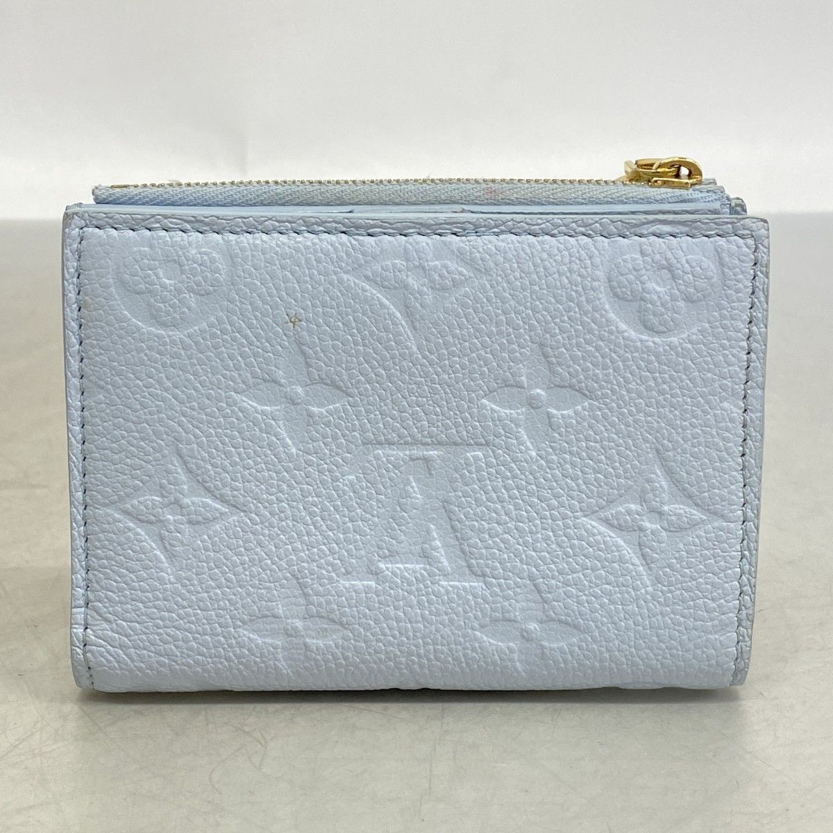 Louis Vuitton Wallet Monogram Empreinte Portefeuille Lisa Blue Olympe — view 8