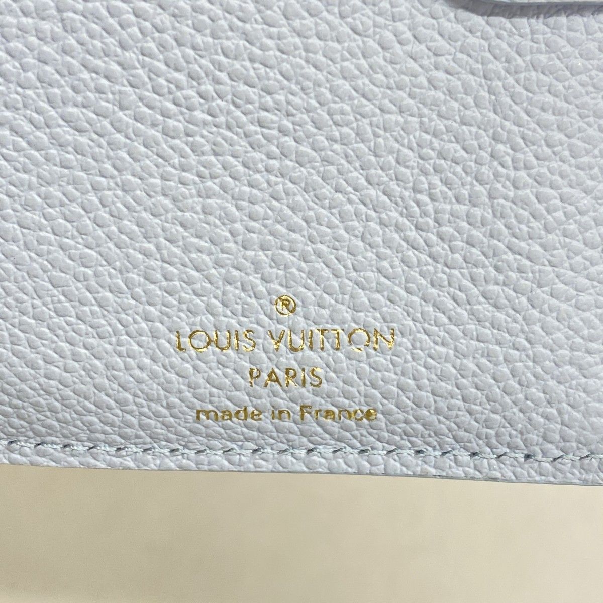 Louis Vuitton Wallet Monogram Empreinte Portefeuille Lisa Blue Olympe — view 4