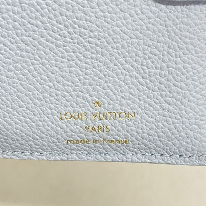 Louis Vuitton Wallet Monogram Empreinte Portefeuille Lisa Blue Olympe — view 4