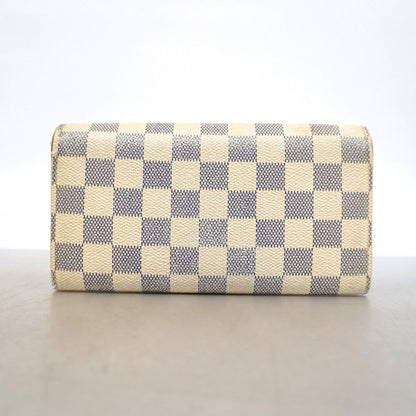 Louis Vuitton Wallet Damier Azur Portefeuille Sarah White — view 9