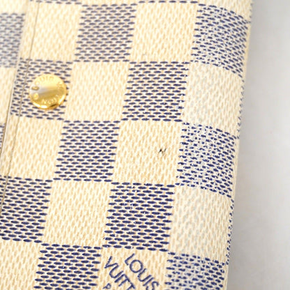 Louis Vuitton Wallet Damier Azur Portefeuille Sarah White — view 7
