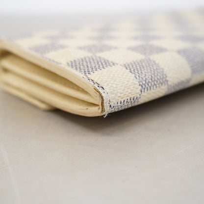 Louis Vuitton Wallet Damier Azur Portefeuille Sarah White — view 6