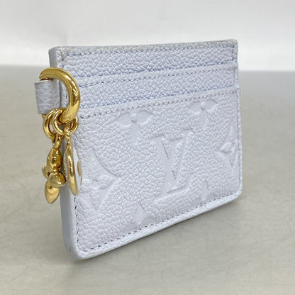 Louis Vuitton Card Case Monogram Empreinte Holder LV Charm Azur Blue — view 2
