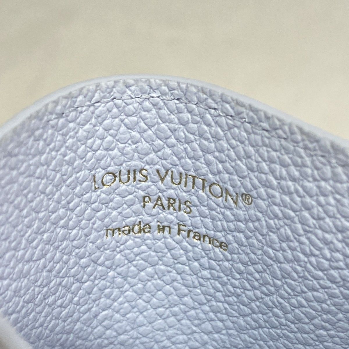 Louis Vuitton Card Case Monogram Empreinte Holder LV Charm Azur Blue — view 4