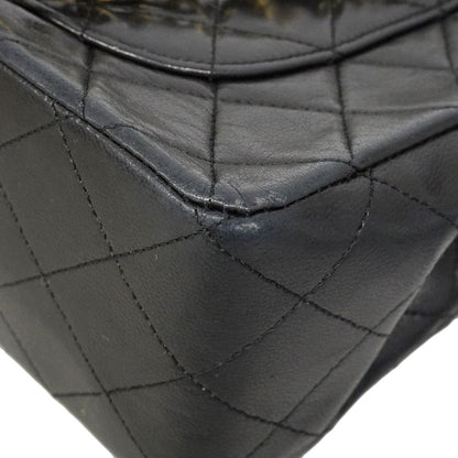 Chanel Shoulder Bag Quilted Lambskin Black Gold — view 6