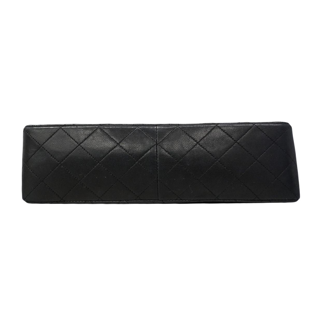 Chanel Shoulder Bag Quilted Lambskin Black Gold — view 3
