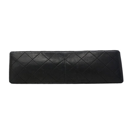 Chanel Shoulder Bag Quilted Lambskin Black Gold — view 3