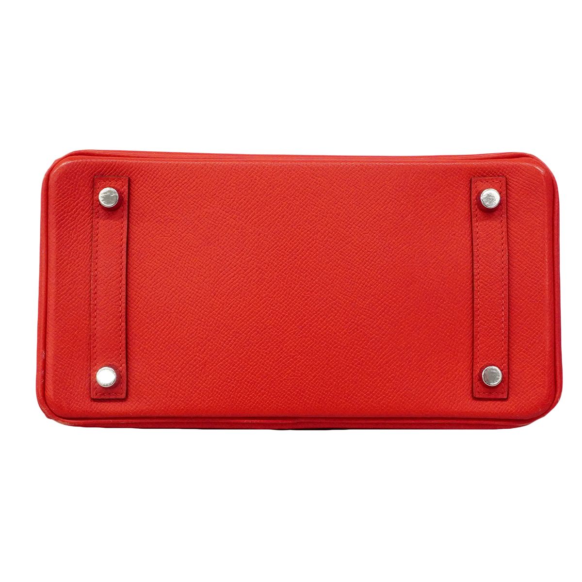 Hermes Handbag Birkin Veau Epsom Rouge Vif Silver — view 3