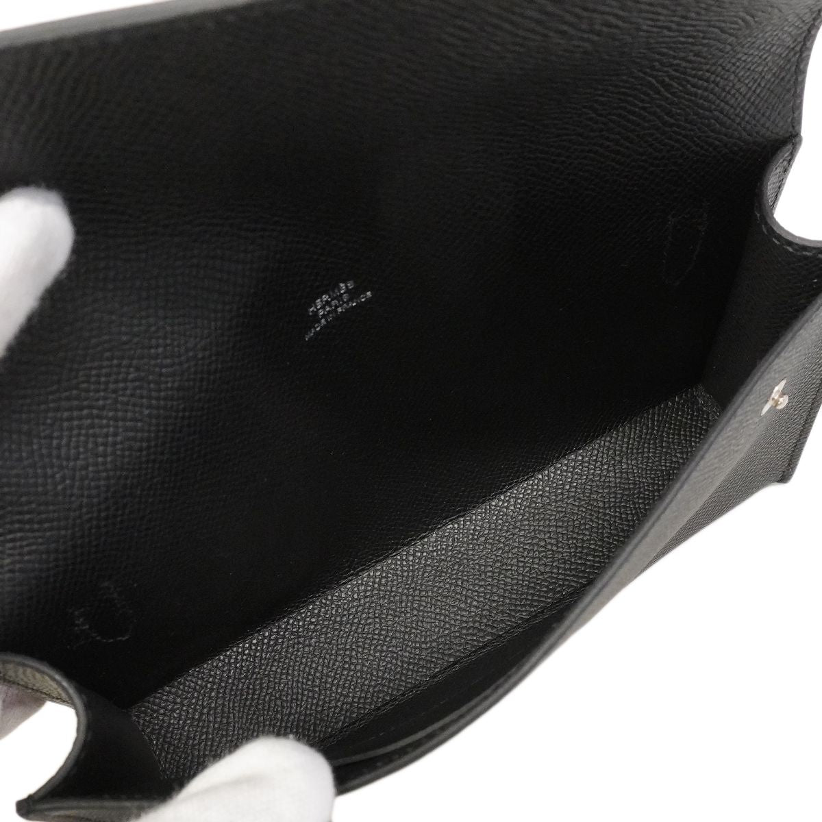 Hermes Shoulder Bag Tougo Veau Epsom Black Silver — view 4