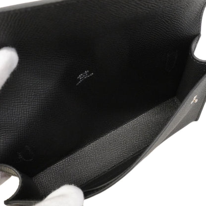 Hermes Shoulder Bag Tougo Veau Epsom Black Silver — view 4