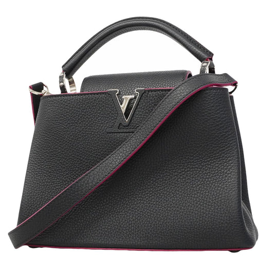 Louis Vuitton Handbag Taurillon Capucines BB Cobalt 2-Way