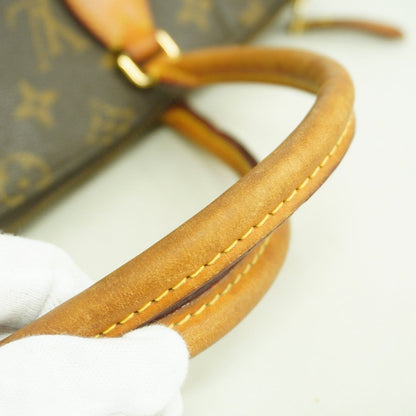 Louis Vuitton Handbag Monogram MM Brown 2-Way — view 6
