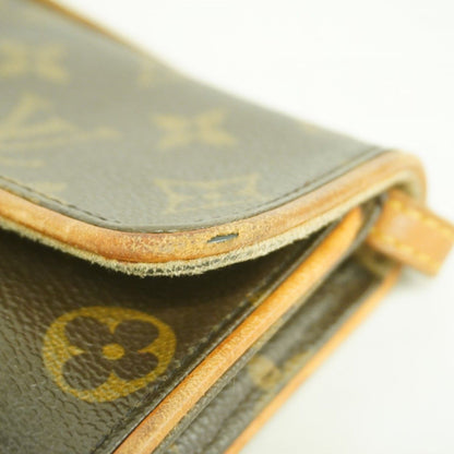 Louis Vuitton Shoulder Bag Monogram Pochette Twin PM Brown — view 8