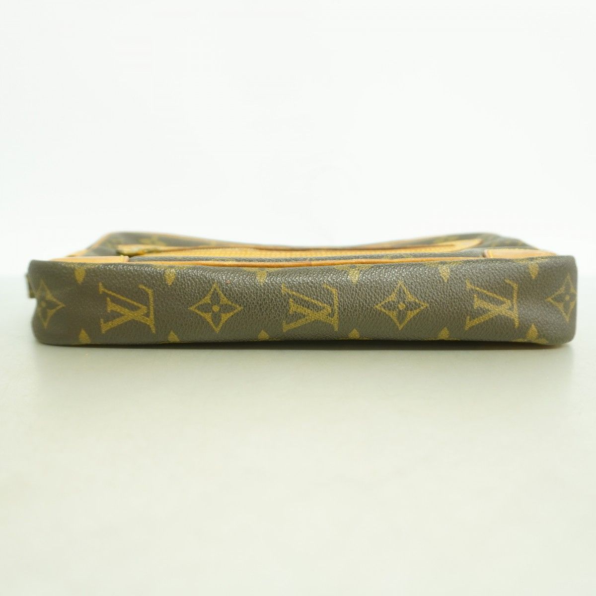 Louis Vuitton Clutch Monogram Marly Dragonne GM Brown — view 3