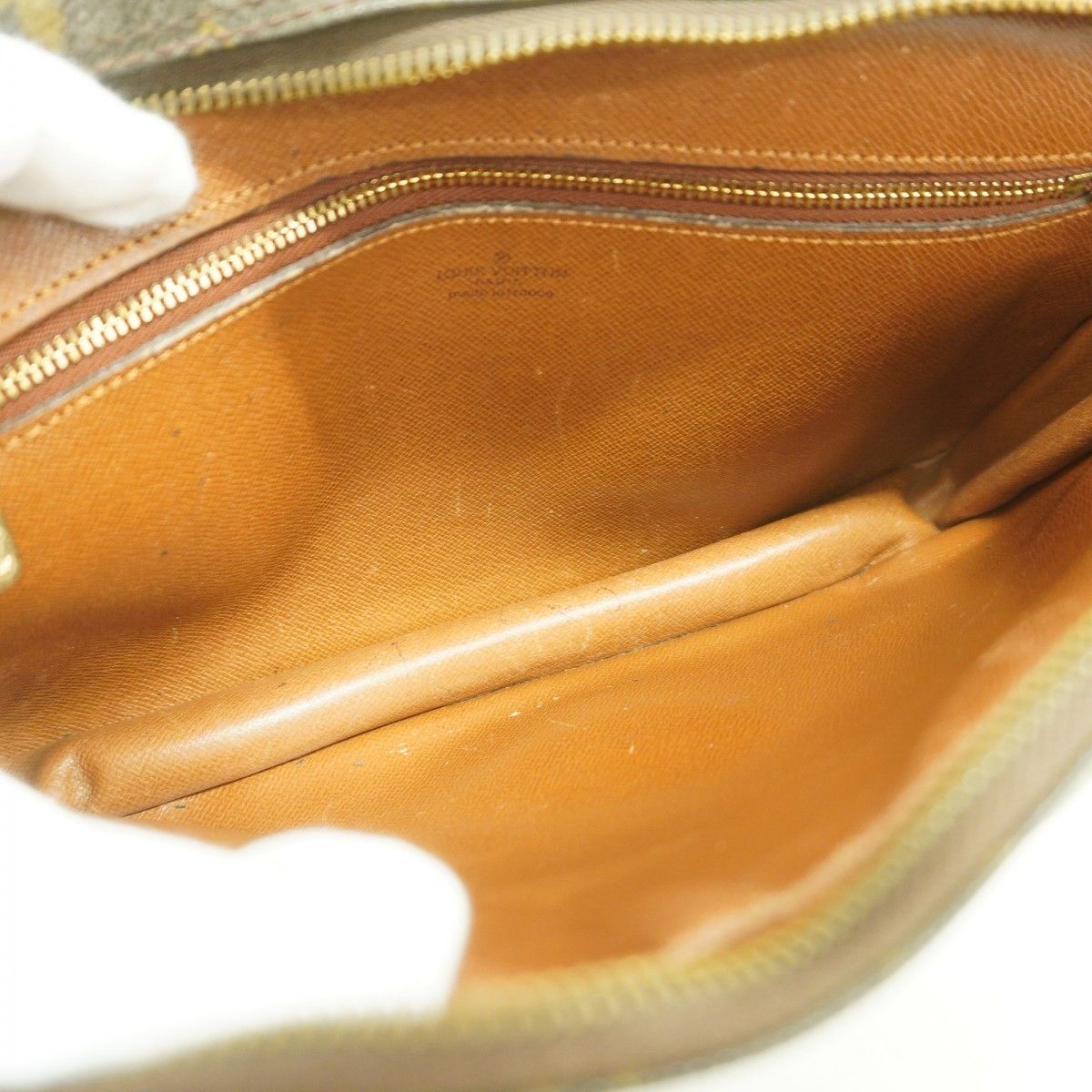 Louis Vuitton Clutch Monogram Marly Dragonne GM Brown — view 4