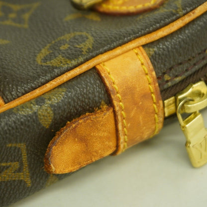 Louis Vuitton Clutch Monogram Marly Dragonne GM Brown — view 8