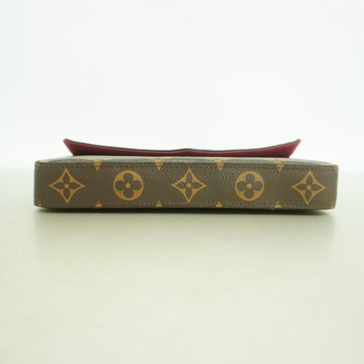 Louis Vuitton Shoulder Wallet Monogram Pochette Fuchsia — view 3