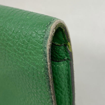 Hermes Wallet Dogon GM Togo Bamboo Silver — view 6