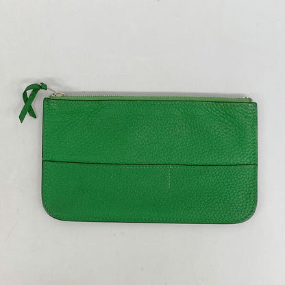 Hermes Wallet Dogon GM Togo Bamboo Silver — view 8