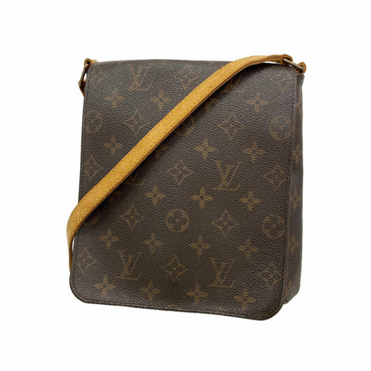 Louis Vuitton Shoulder Bag Monogram Musette Brown